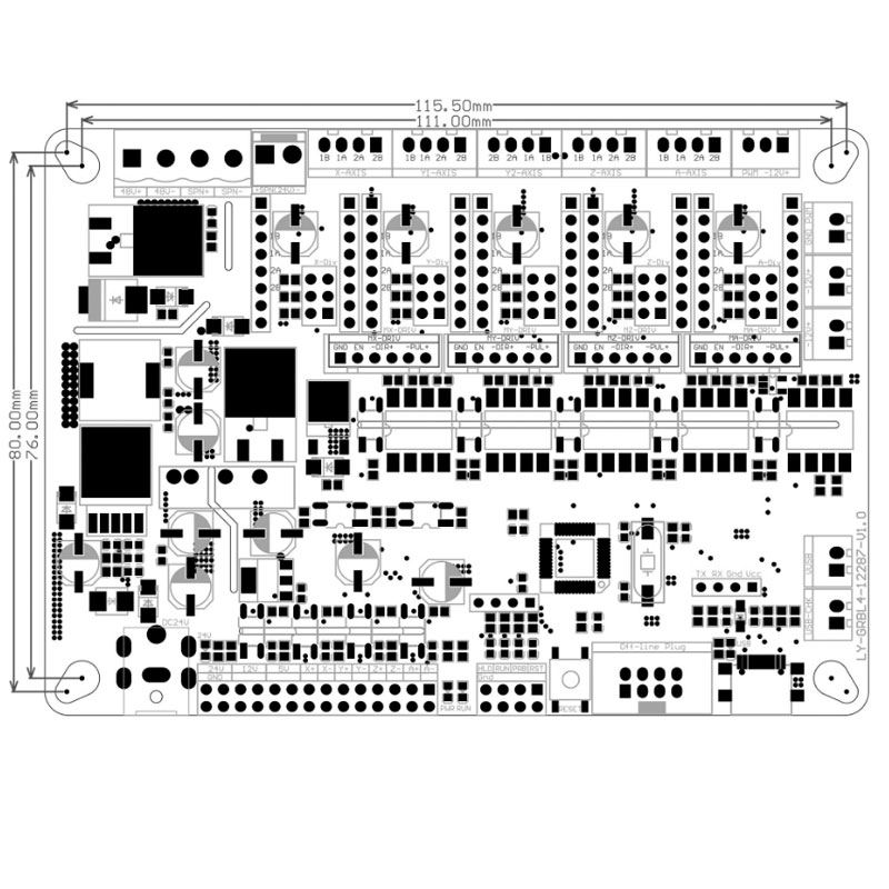 32bits GRBL Offline Controller - Controller Grbl Board ulasan dan harga