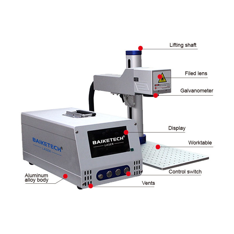 High-Speed 20W/30W Fiber Laser - Industrial Laser Marking Machine ulasan dan harga