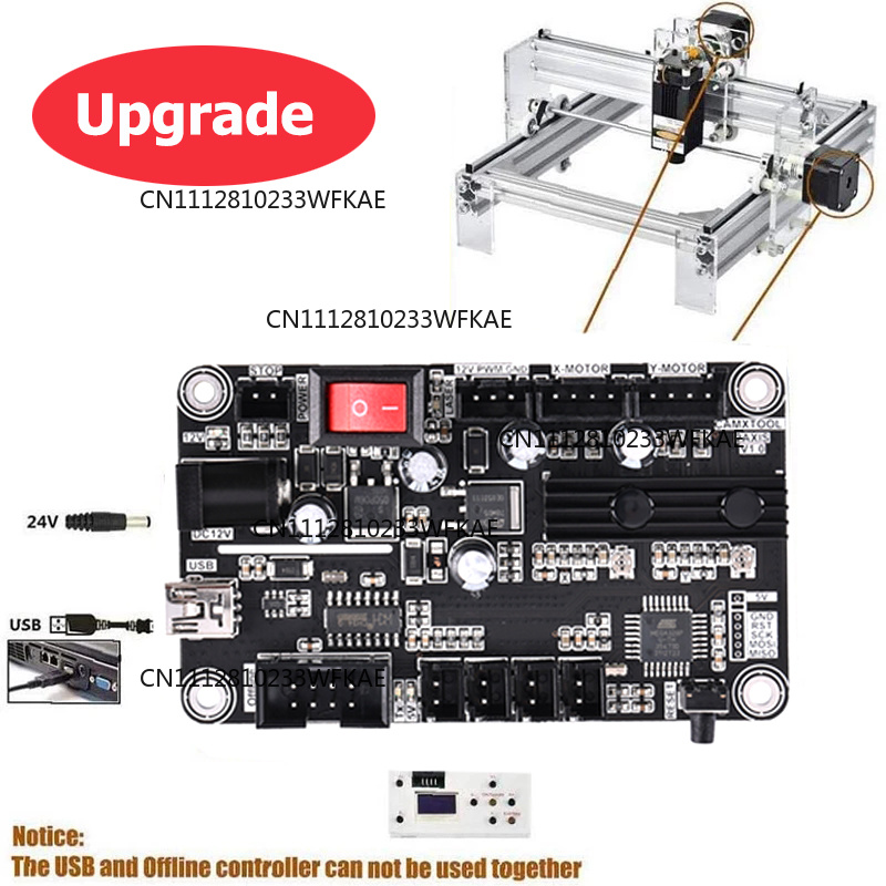 2-Axis Laser Engraver Control  - Controller Grbl Board ulasan dan harga