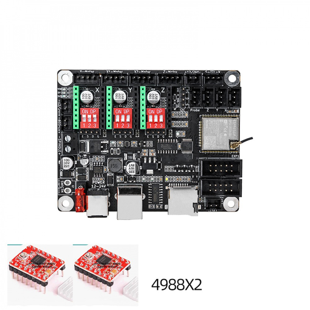 12V/24V Small DIY Laser Engrav - Controller Grbl Board ulasan dan harga